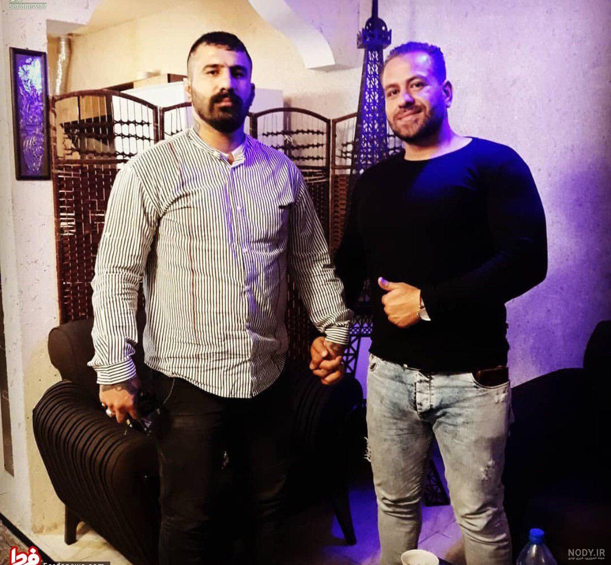 عکس وحید مرادی و بهروز حاجیلو