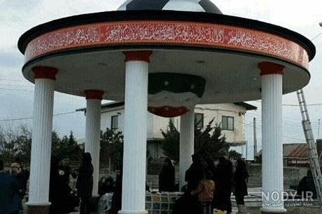 جنازه هادی نوروزی در قبر