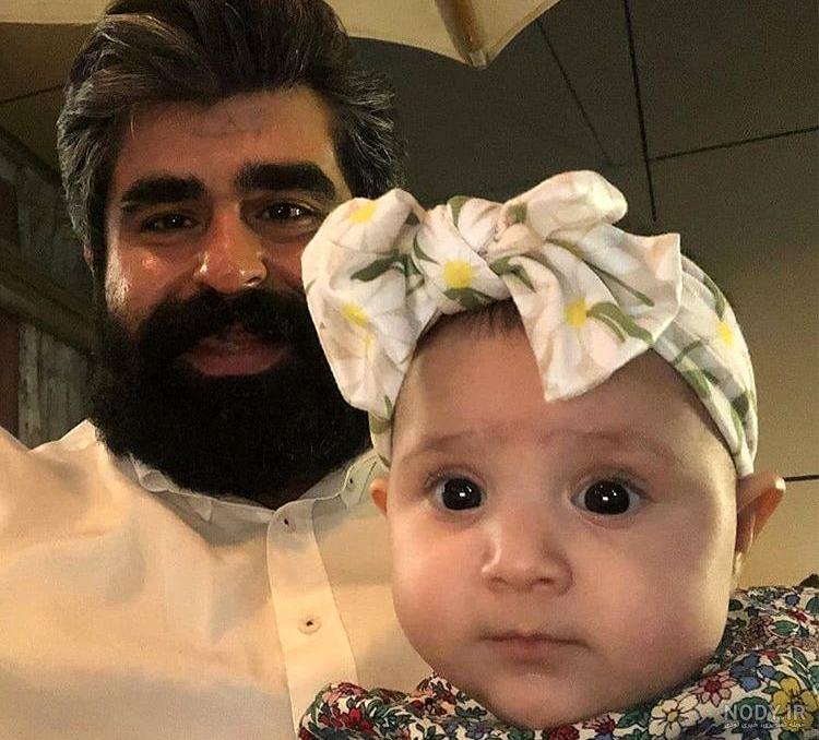 عکس امیر نوری و همسر و فرزندش