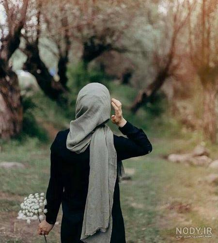 عکس با حجاب کارتونی برای پروفایل