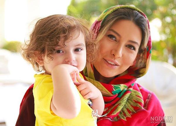 عکس بچه فریبا نادری