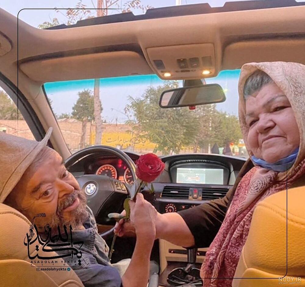 عکس جوانی همسر اسدالله یکتا
