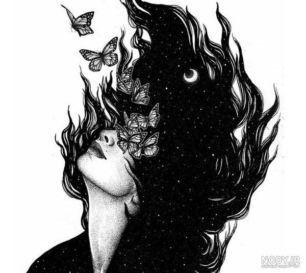 عکس سیاه سفید دخترونه غمگین عکس سیاه سفید دخترونه غمگین