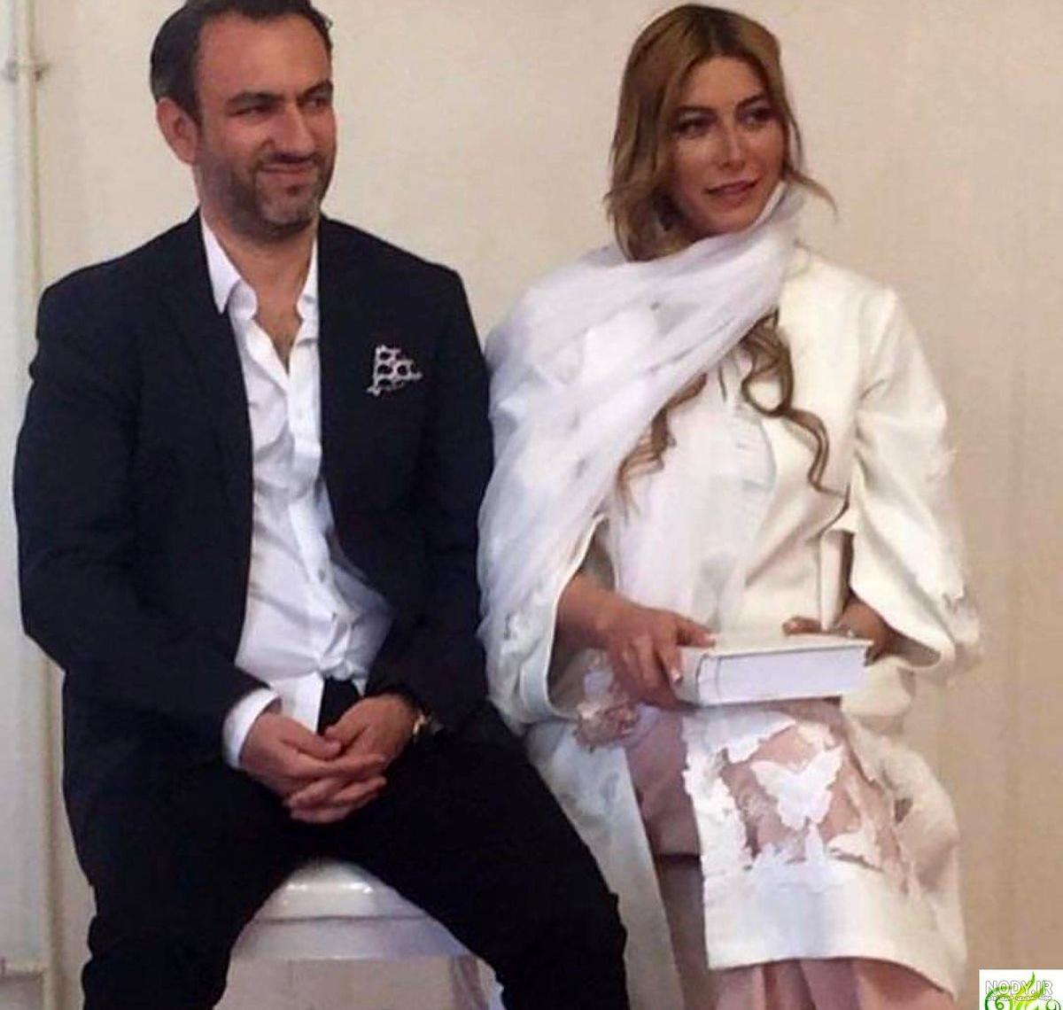 عکس فریبا نادری و همسرش و فرزندش
