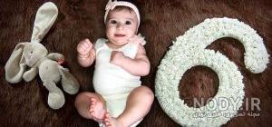 کیک شش ماهگی پسرانه کیک شش ماهگی پسرانه
