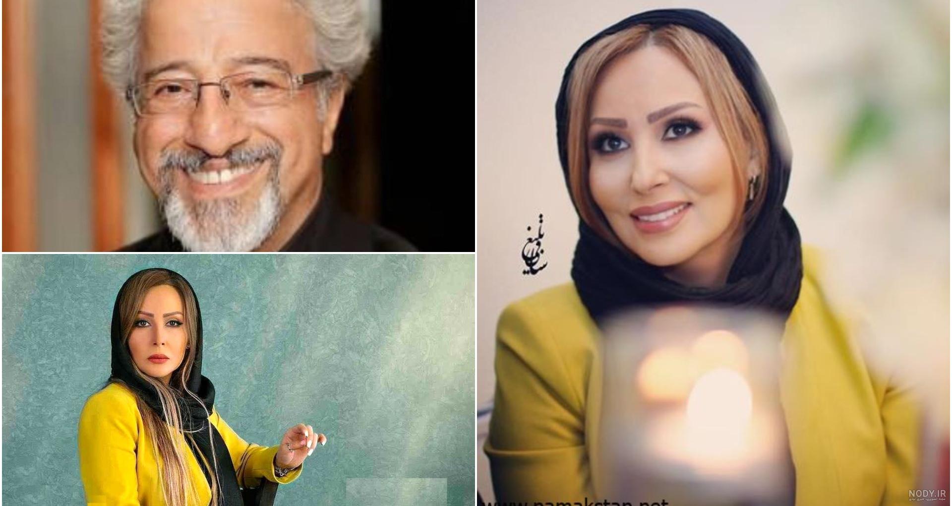 علیرضا خمسه و همسرش