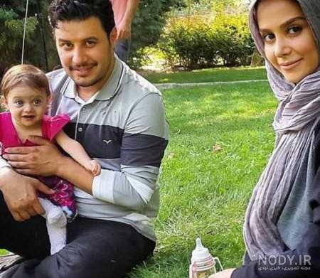 عکس جواد عزتی و همسرش و فرزندش عکس جواد عزتی و همسرش و فرزندش