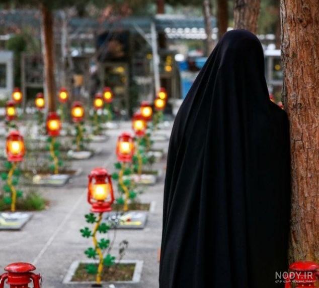 عکس دختر چادری در کربلا
