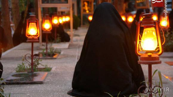 عکس دختر چادری در کربلا