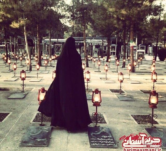 عکس دختر چادری غمگین