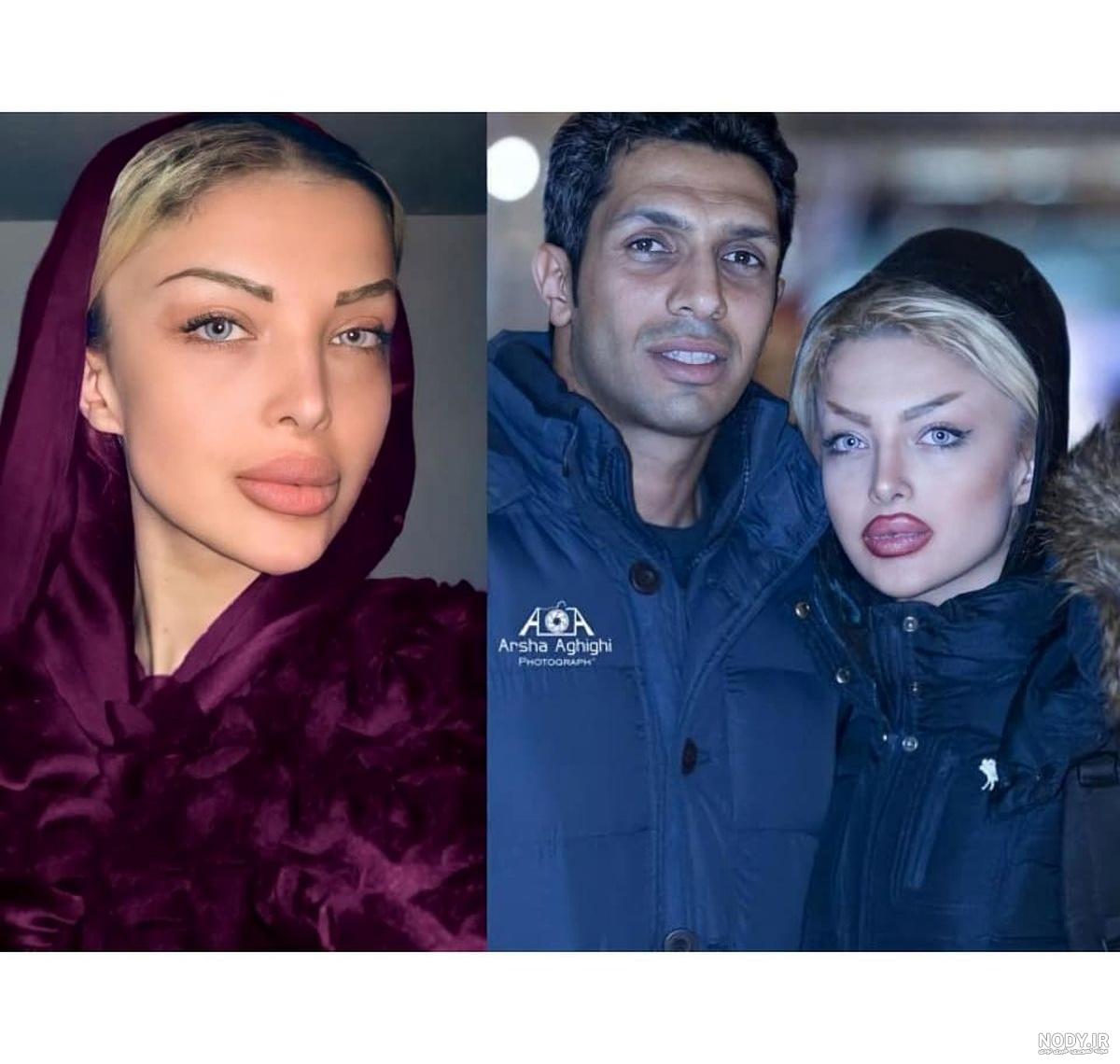 عکس همسر سپهر حیدری جدید عکس همسر سپهر حیدری جدید