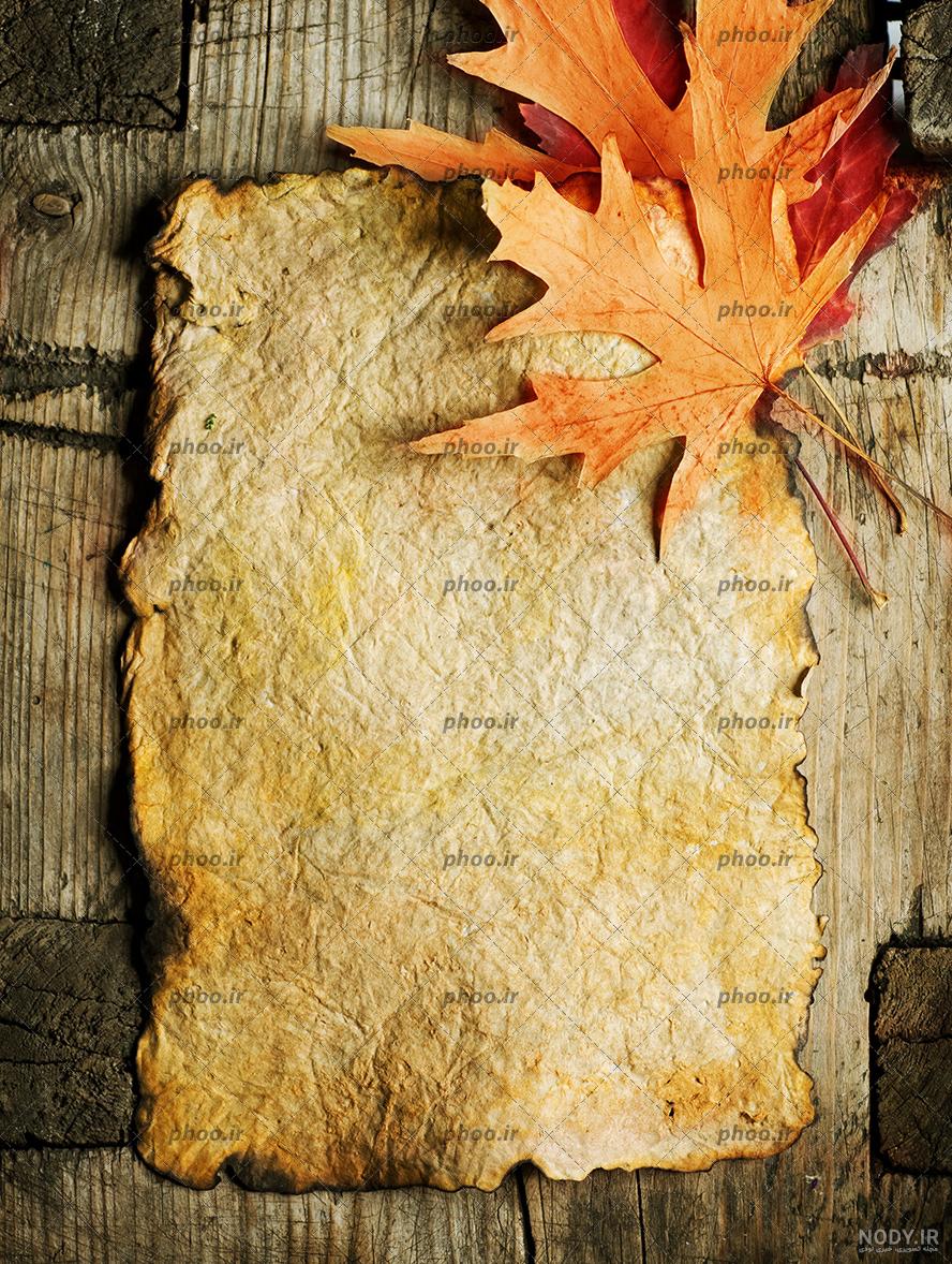 نقاشی برگ پاییز