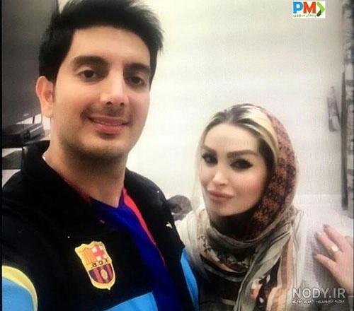 عکس عروسی فرزاد فرزین و همسرش