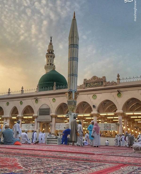 عکس مدینه در شب