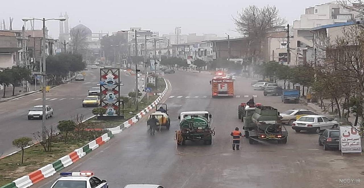 عکس ورودی شهر نکا