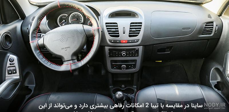 ماشین ساینا و تیبا ماشین ساینا و تیبا