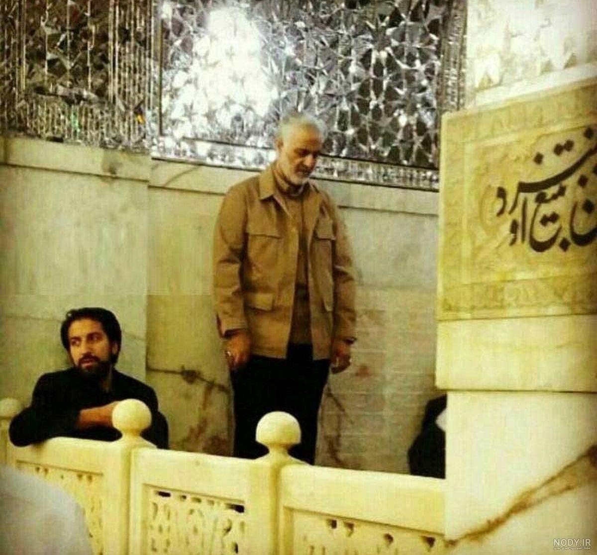 تصاویر سردار سلیمانی در حرم امام رضا تصاویر سردار سلیمانی در حرم امام رضا