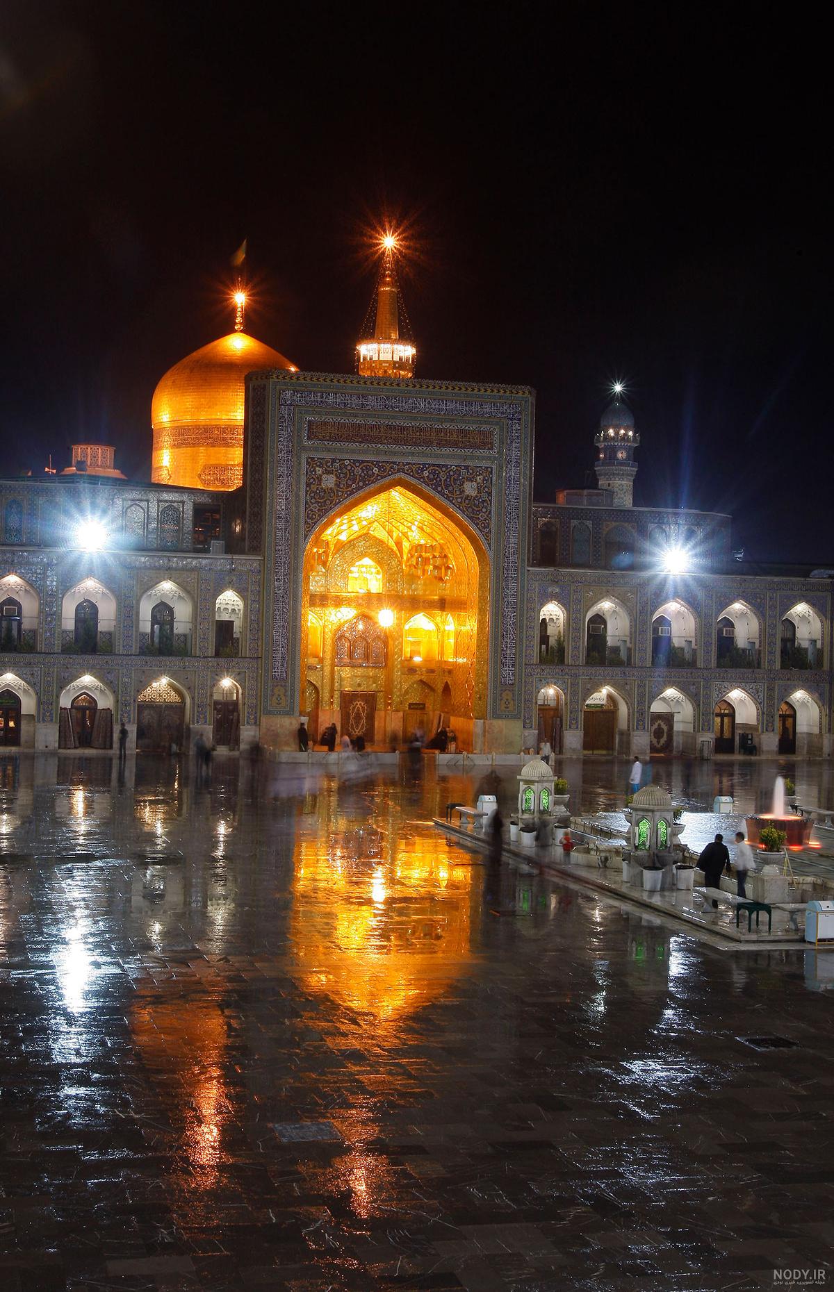 عکس حرم امام رضا از بالا