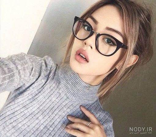 عکس دختر خوشگل با عینک طبی