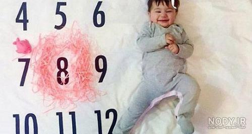 عکس ماهگرد هشت ماهگی دختر عکس ماهگرد هشت ماهگی دختر