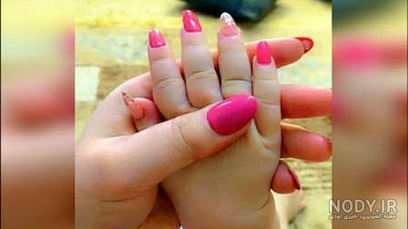 عکس ناخن ژلیش طرح دار عکس ناخن ژلیش طرح دار