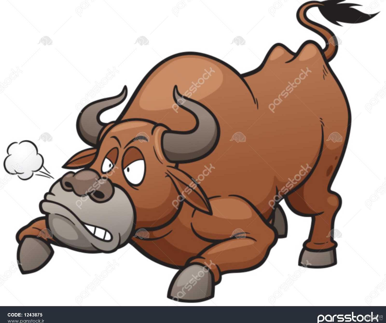 عکس گاو وحشی کارتونی