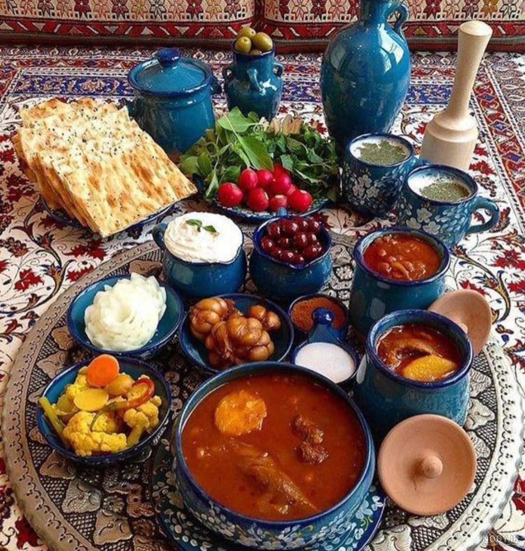 عکس غذاهای ایرانی برای پروفایل - عکس نودی