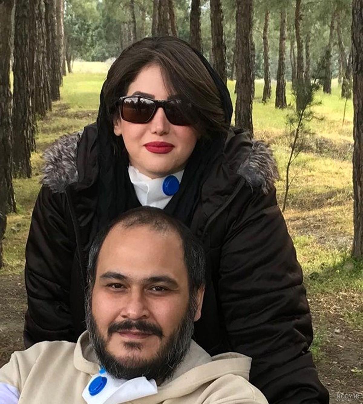 جدیدترین عکسهای رضا داوودنژاد و همسرش