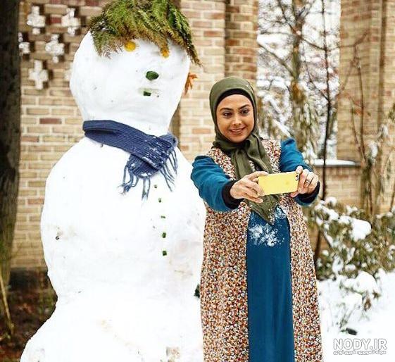 عکس آزاده صمدی در سریال دیوار به دیوار