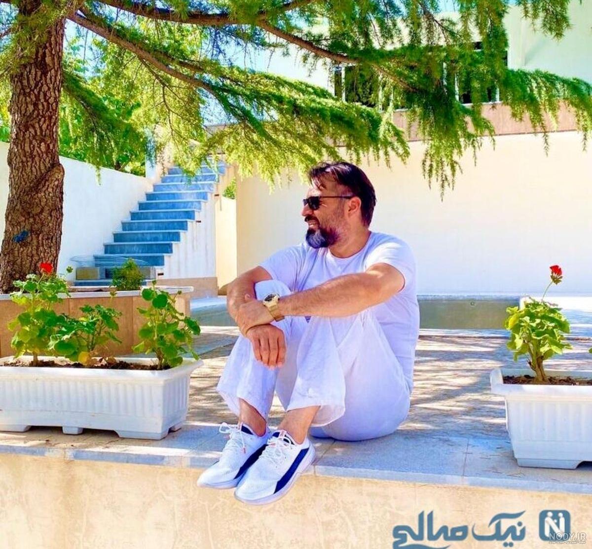 عکس شهرام قائدی و دخترش