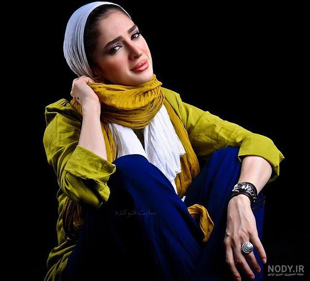 عکس غمگین عسل بدیعی