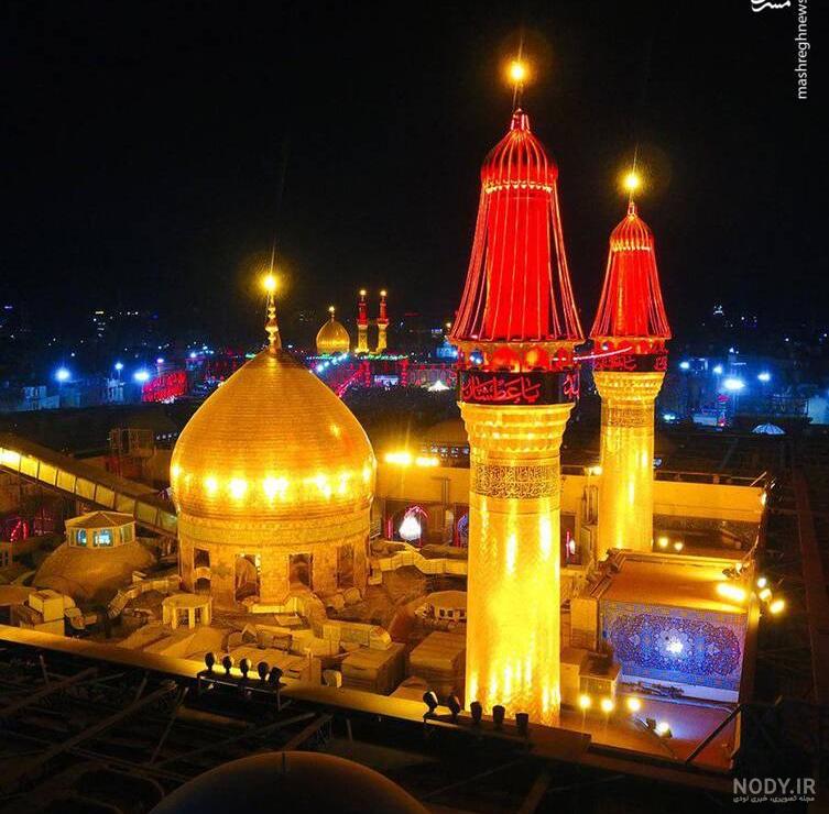 عکس گنبد حرم امام حسین