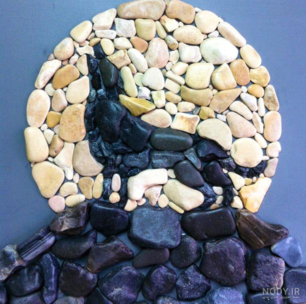 کاردستی با سنگ و چوب