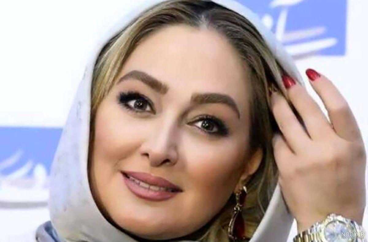 الهام حمیدی و فرزندش الوین