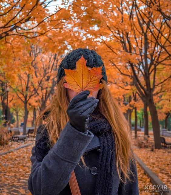 عکس برگ پاییزی با کیفیت بالا
