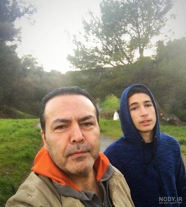 عکس جدید فریبرز عرب نیا و پسرش