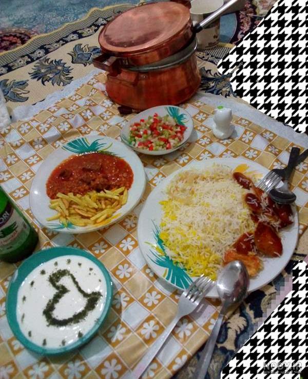عکس شام امشبتون نی نی سایت