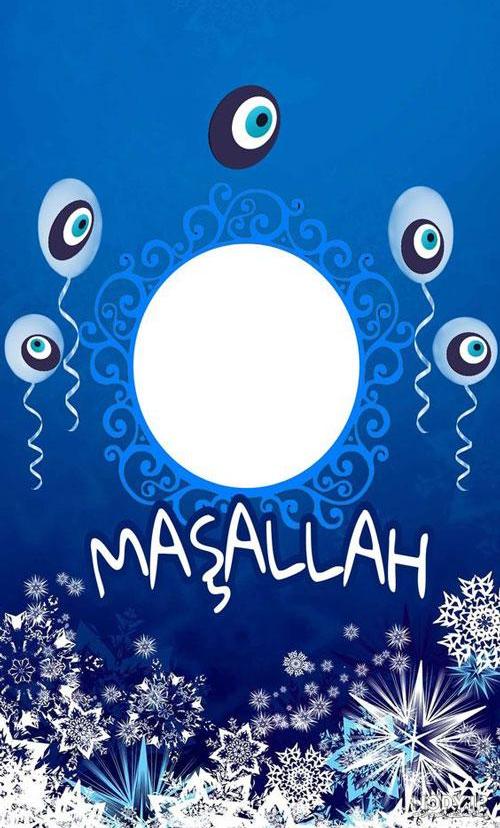 عکس نوشته چشم بد دور از زندگیم