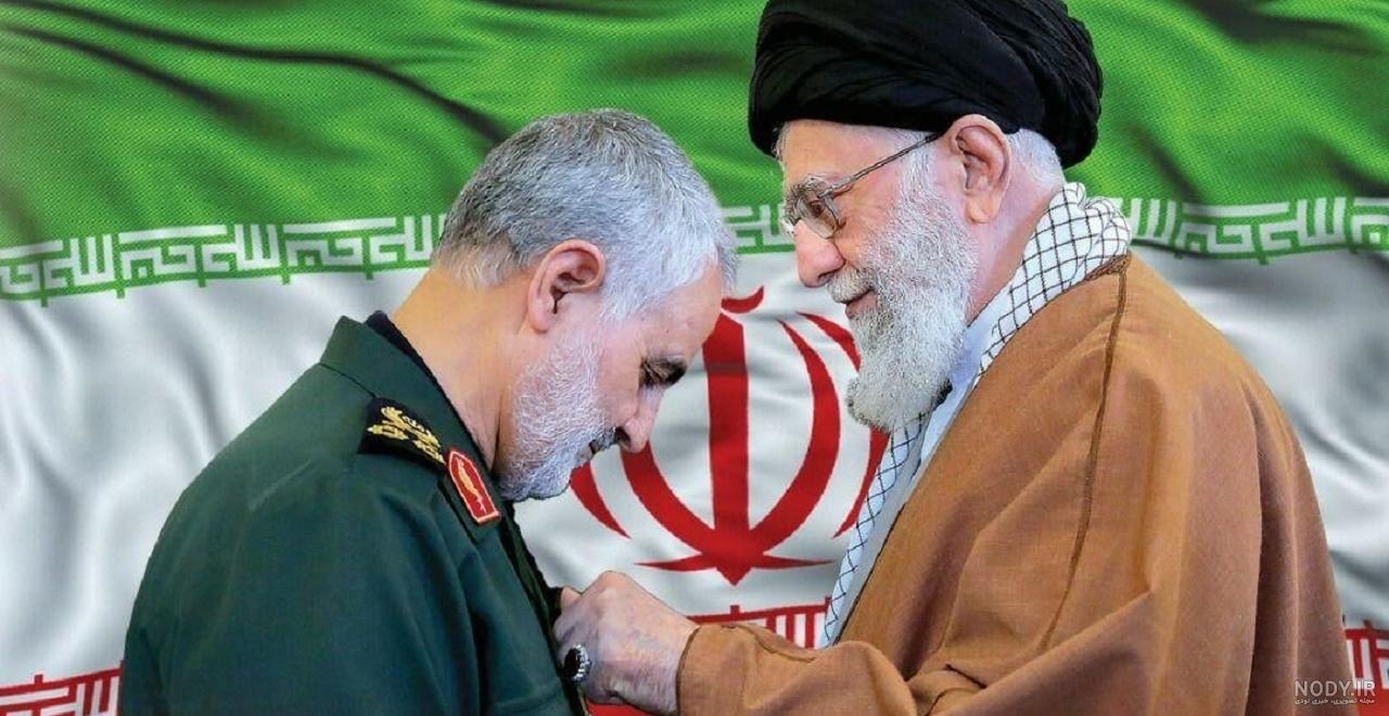 عکس پروفایل حاج قاسم سلیمانی و رهبر عکس پروفایل حاج قاسم سلیمانی و رهبر