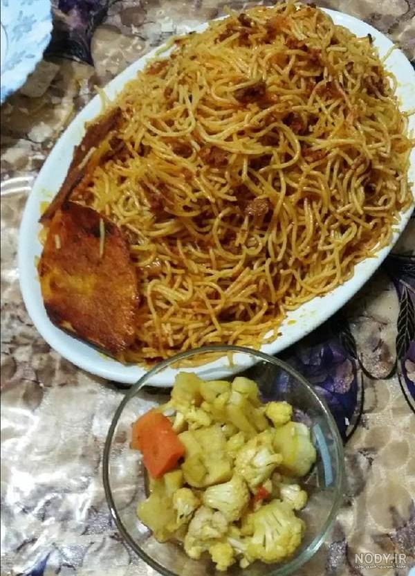 لیست غذا برای شام
