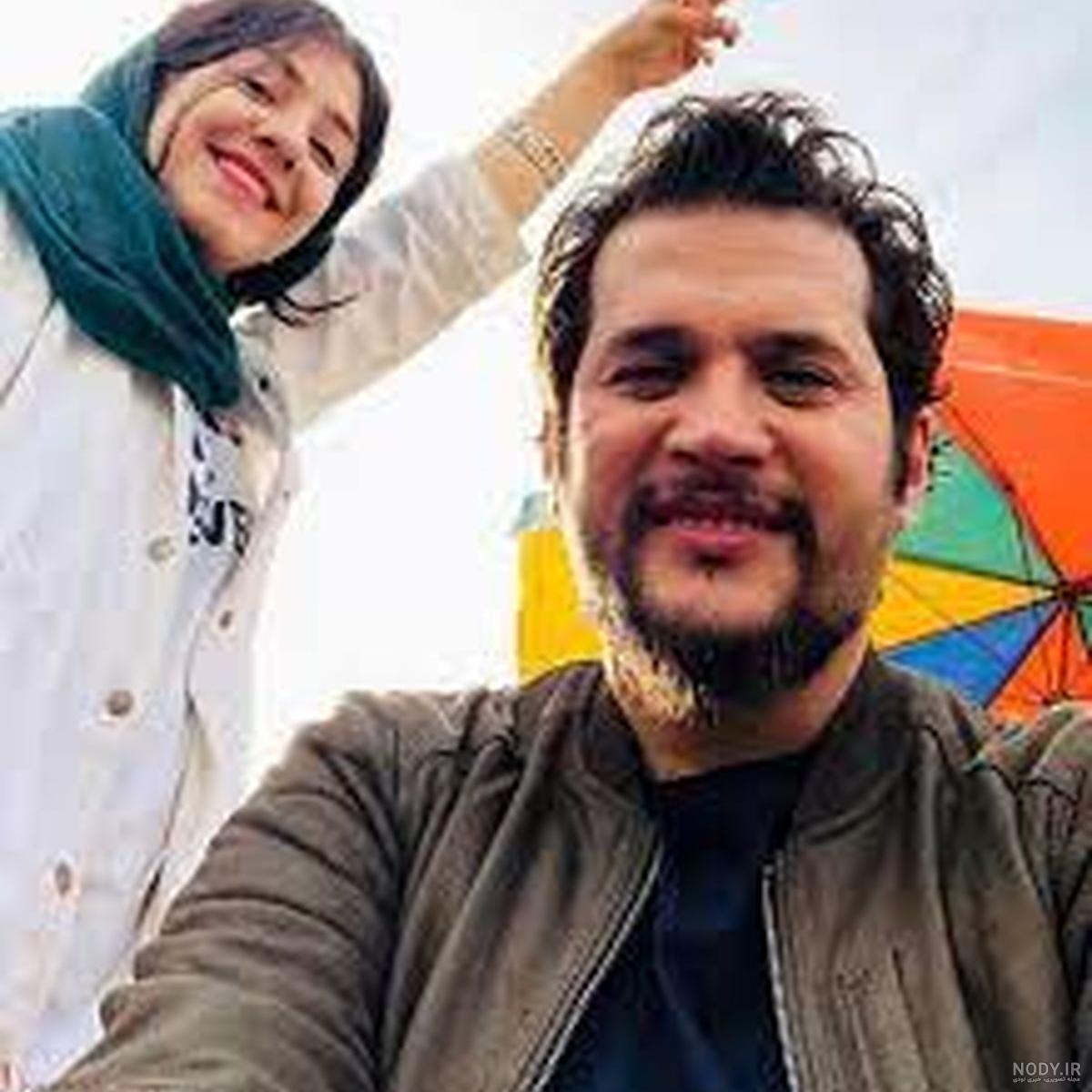 سیاوش خیرابی با خانواده اش
