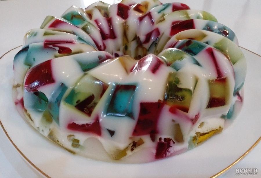 طرز تهیه ژله بدون قالب