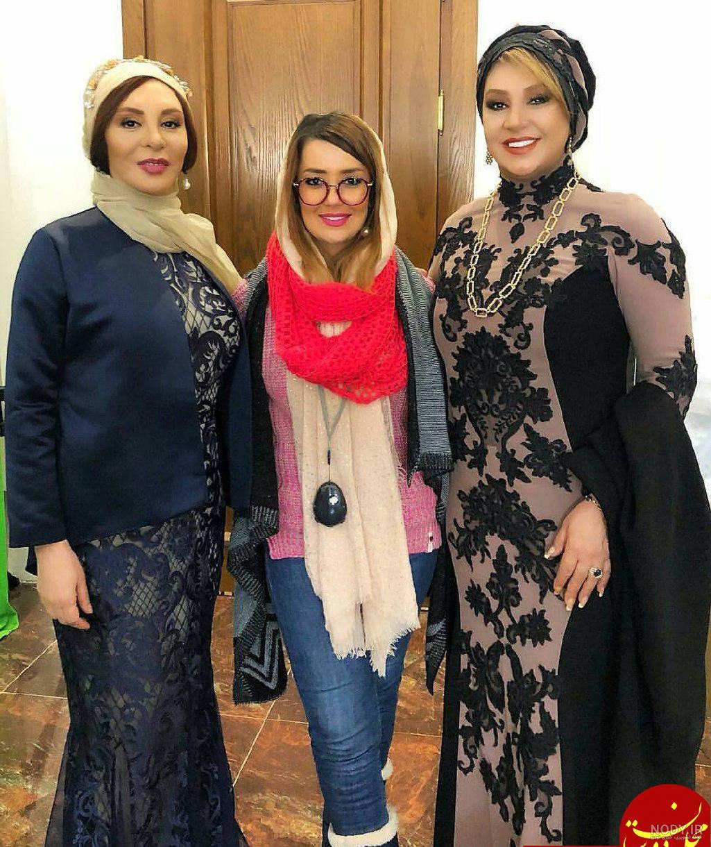 عکس افسانه پاکرو و همسرش
