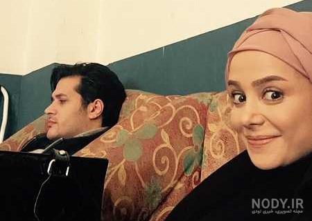 عکس الناز حبیبی و دخترش