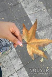 عکس دختر پاییزی فانتزی