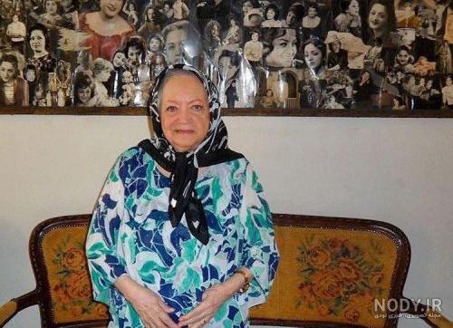 عکس شهلا ریاحی در خانه سالمندان