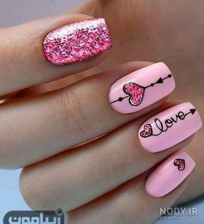 عکس ناخن ژلیش دخترانه