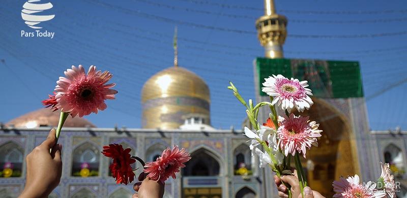 عکس های گلباران حرم امام رضا عکس های گلباران حرم امام رضا