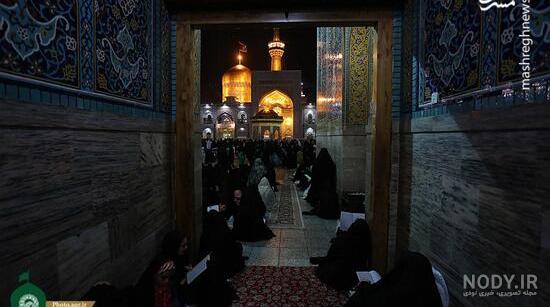 عکس گلباران حرم امام حسین عکس گلباران حرم امام حسین