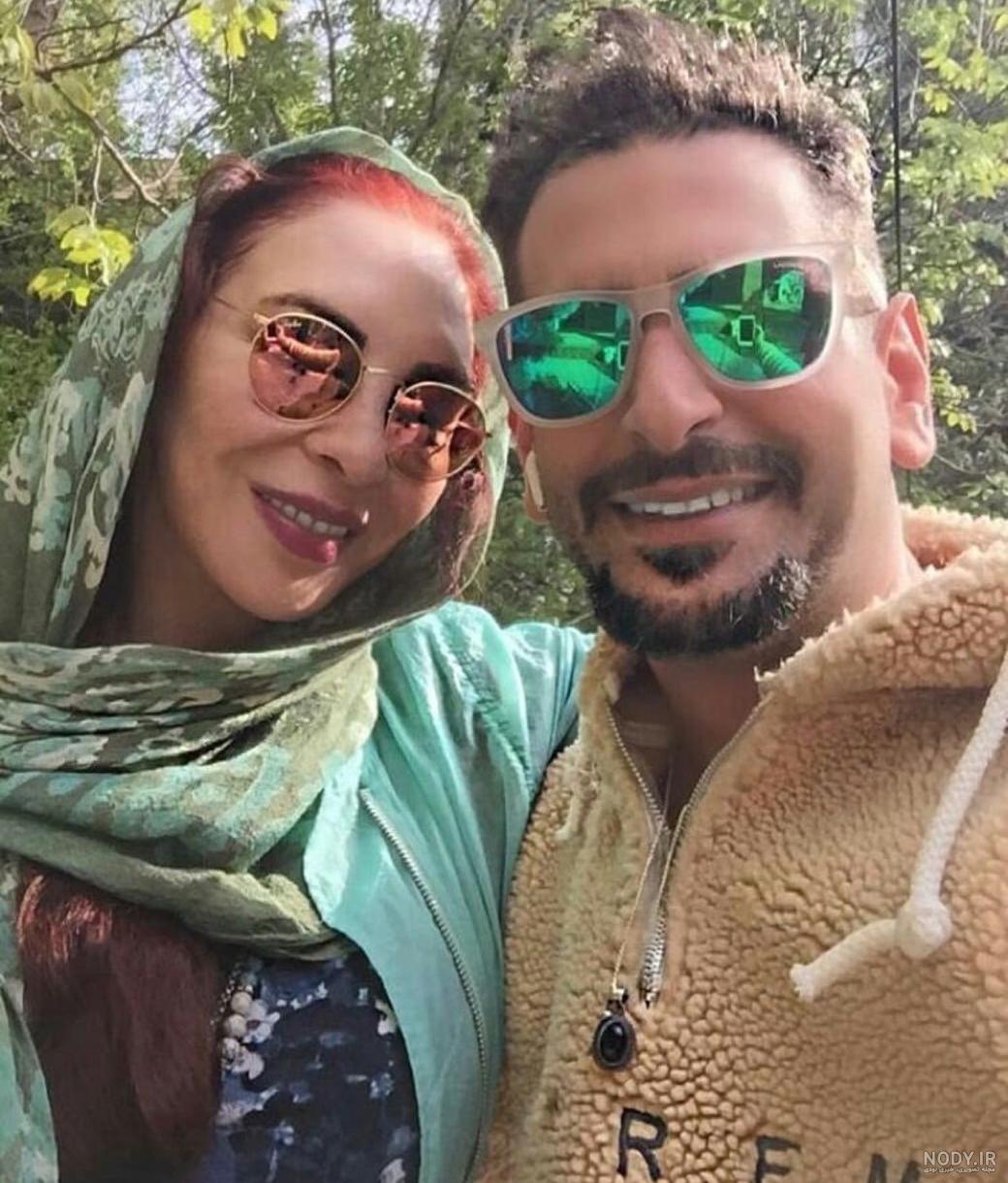 پسر افسانه بایگان و همسرش